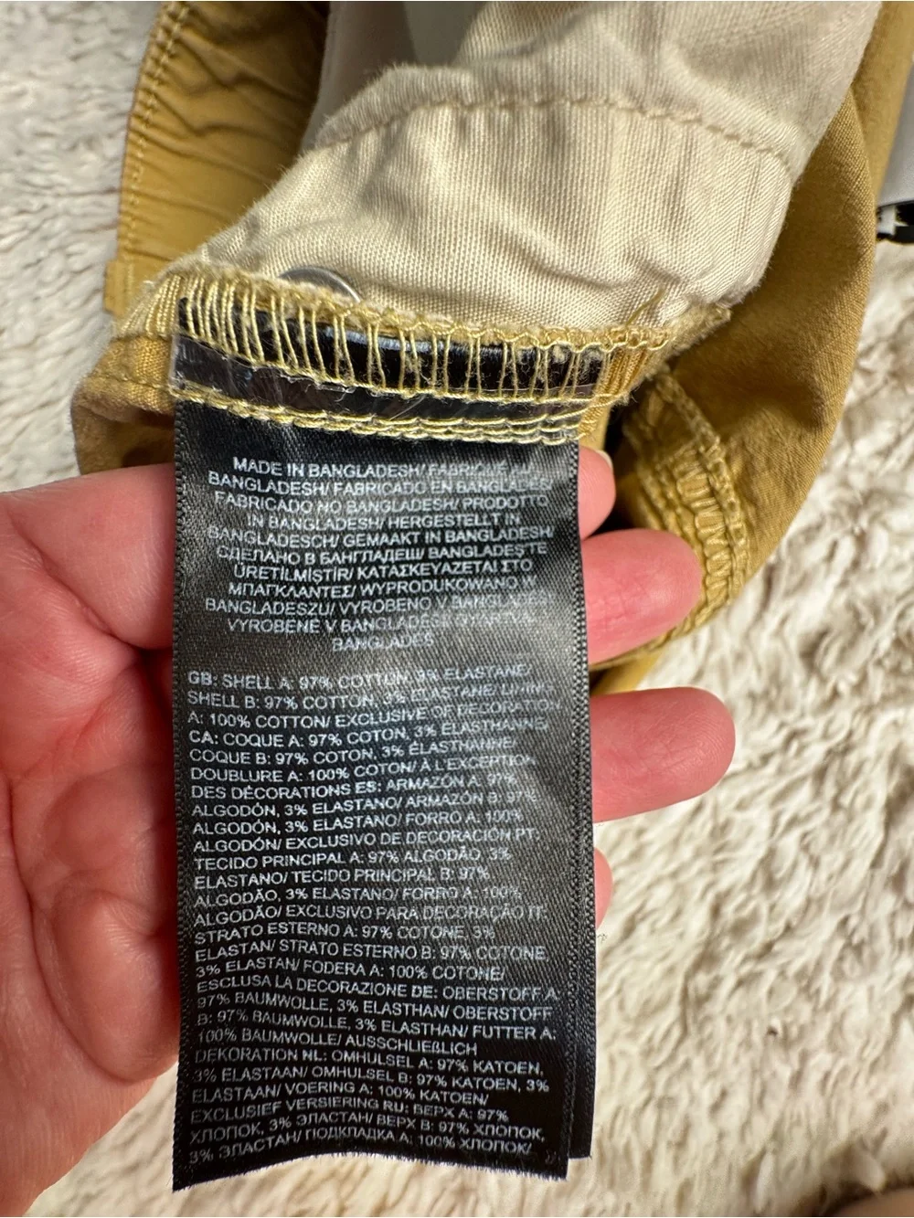 The North Face Men's Cargo Shorts in Tan with Web Belt